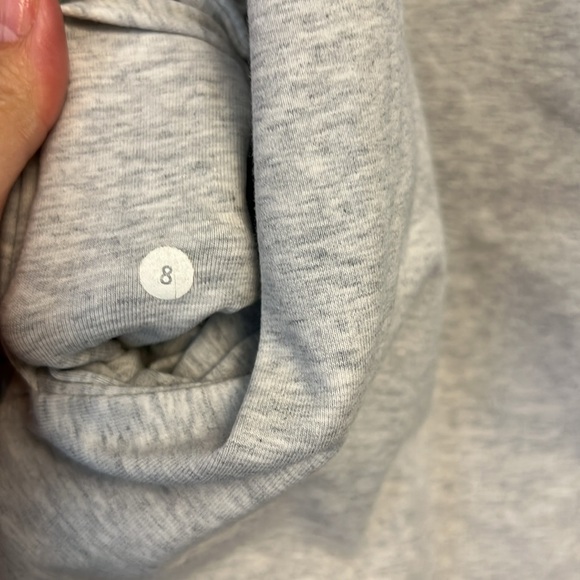 Lululemon Athletica Gray Zipper Sweater size 8 - Picture 5 of 5